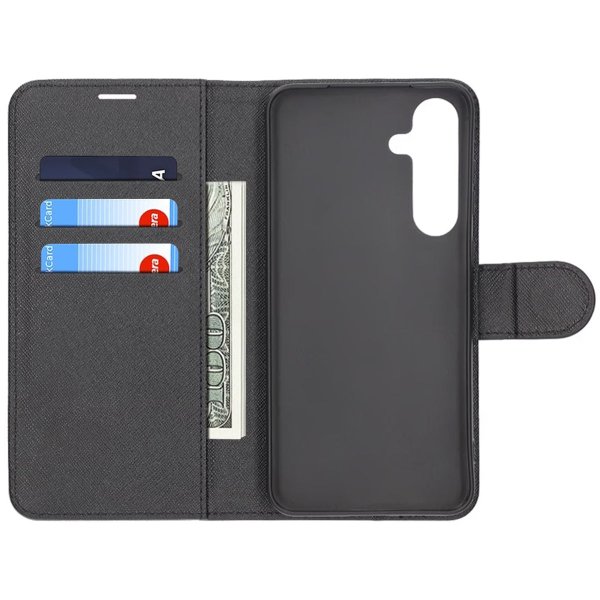 Samsung Galaxy S25 Plus Etui 3 Kortlommer Sort
