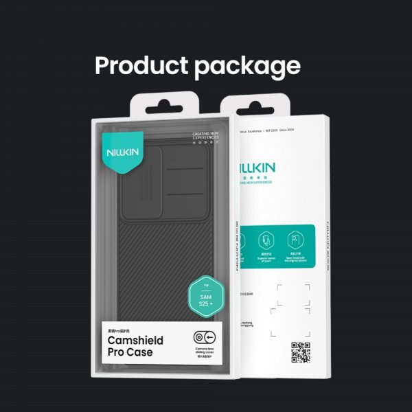 Nillkin Samsung Galaxy S25 Plus Cover CamShield Pro Sort