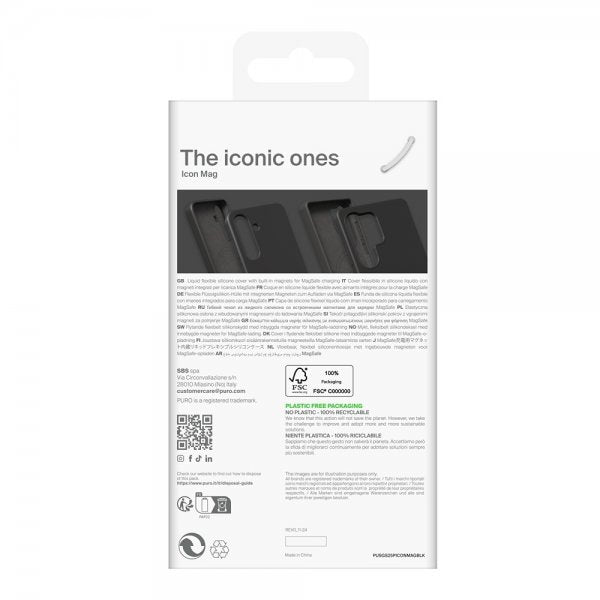 Puro Samsung Galaxy S25 Plus Cover ICON Mag Sort