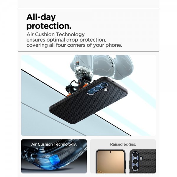 Spigen Samsung Galaxy S25 Plus Cover Liquid Air Matte Black