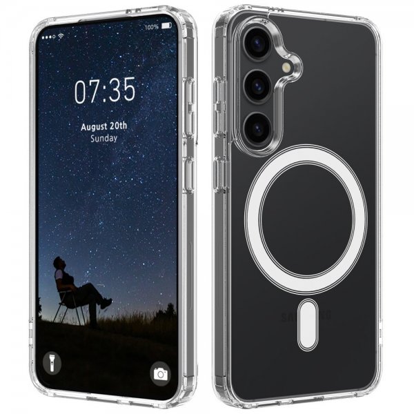 Samsung Galaxy S25 Plus Cover MagSafe Transparent