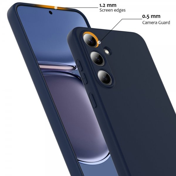 Samsung Galaxy S25 Plus Cover med Rem Silikone MagSafe Mørkeblå