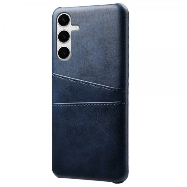 Samsung Galaxy S25 Plus Cover med to Kortlommer Blå