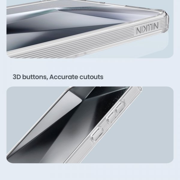Nillkin Samsung Galaxy S25 Plus Cover Nature Pro Series MagSafe Transparent