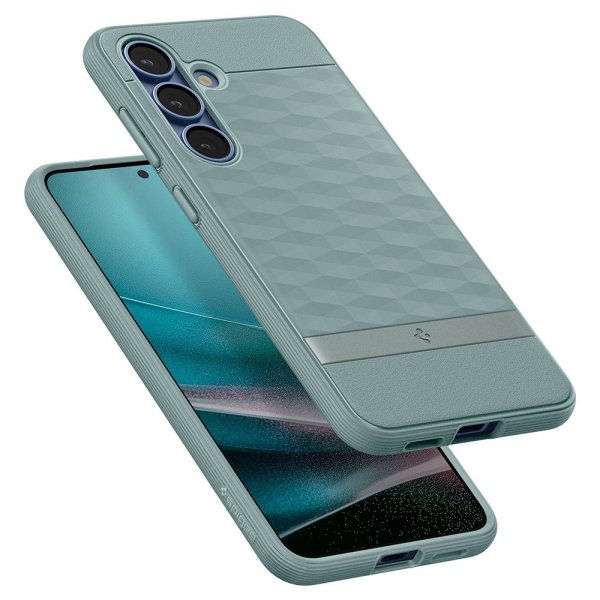Spigen Samsung Galaxy S25 Plus Cover Parallax MagFit Sage Green