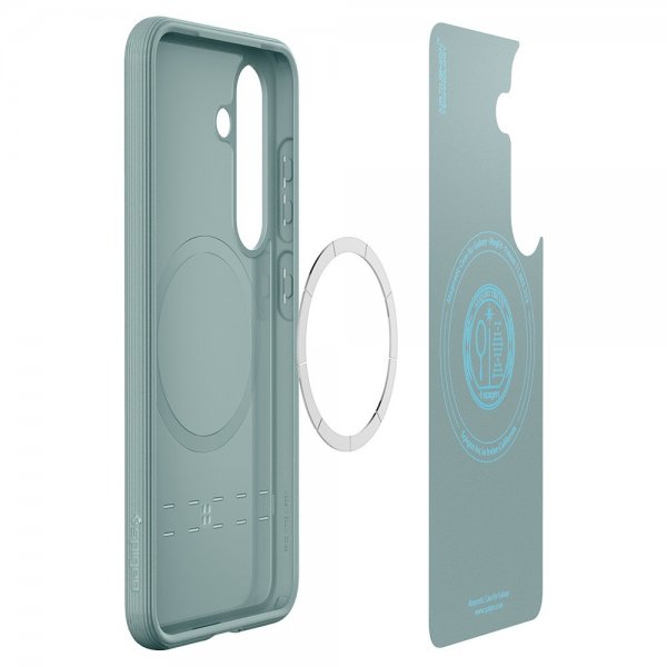Spigen Samsung Galaxy S25 Plus Cover Parallax MagFit Sage Green