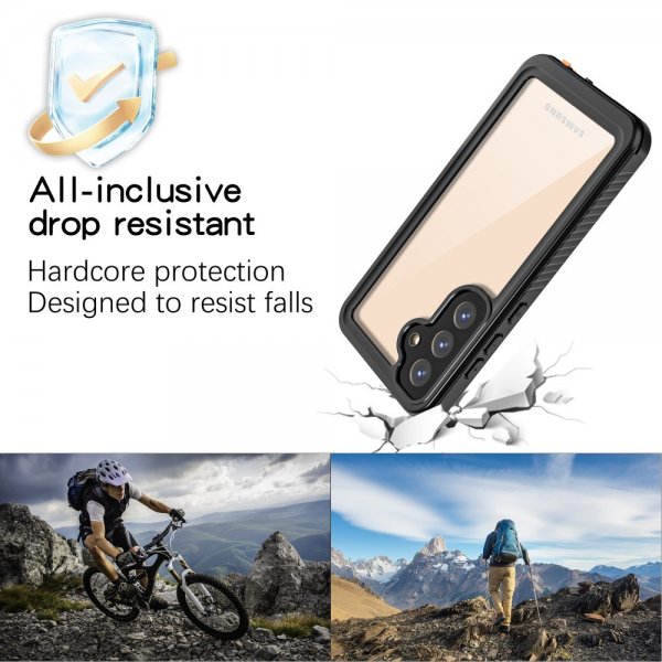 Redpepper Samsung Galaxy S25 Plus Cover Vandtæt IP68 Sort