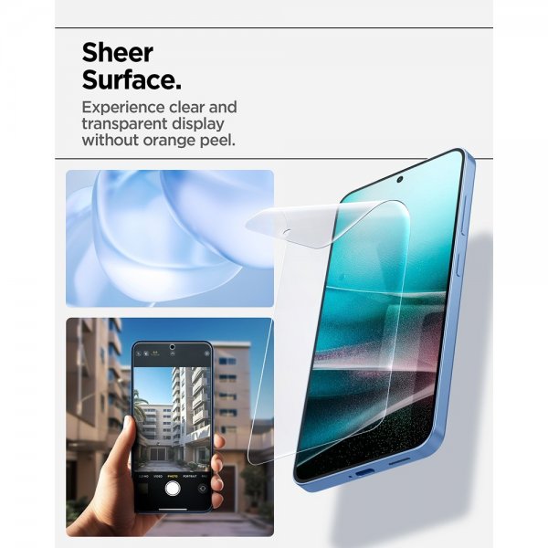 Spigen Samsung Galaxy S25 Plus Skærmbeskyttelse EliteShield EZ Fit