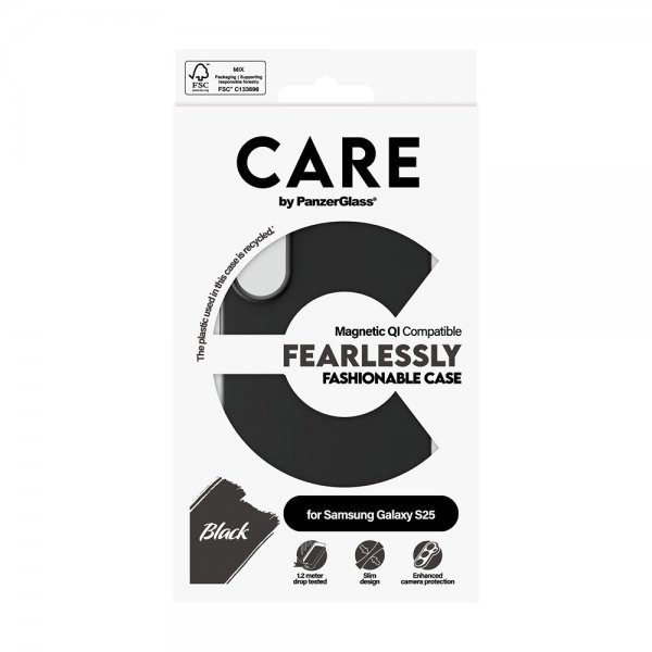 CARE by PanzerGlass Samsung Galaxy S25 Cover Fashionable MagSafe Sort