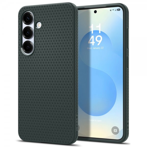 Spigen Samsung Galaxy S25 Cover Liquid Air Abyss Green
