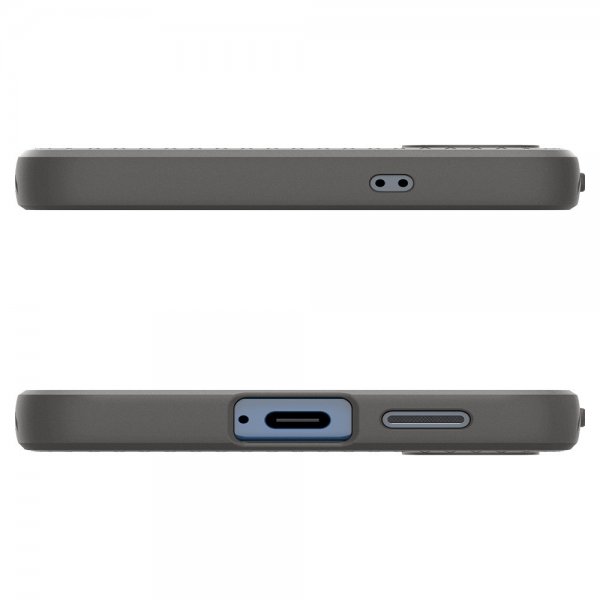 Spigen Samsung Galaxy S25 Cover Liquid Air Marble Gray