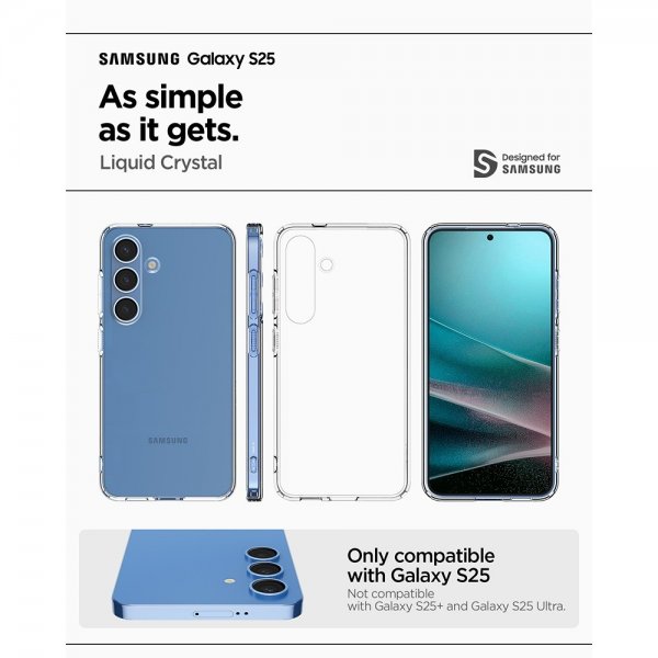 Spigen Samsung Galaxy S25 Cover Liquid Crystal Crystal Clear