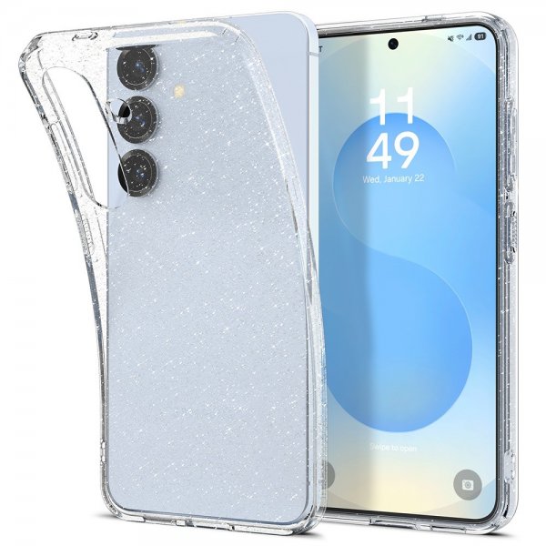 Spigen Samsung Galaxy S25 Cover Liquid Crystal Glitter Crystal Quartz