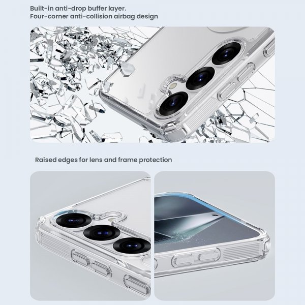 Nillkin Samsung Galaxy S25 Cover Nature Pro Series MagSafe Transparent