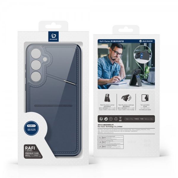 Dux Ducis Samsung Galaxy S25 Cover Rafi II Series MagSafe Blå