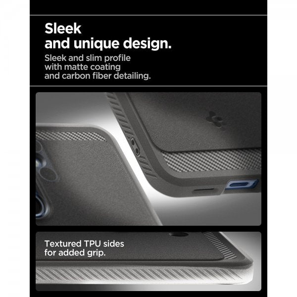 Spigen Samsung Galaxy S25 Cover Rugged Armor MagFit Marble Gray