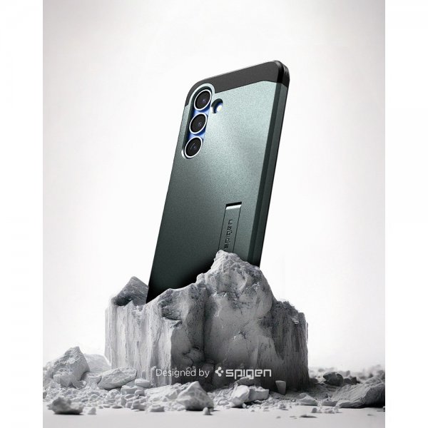 Spigen Samsung Galaxy S25 Cover Tough Armor MagFit Abyss Green