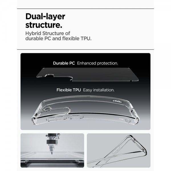 Spigen Samsung Galaxy S25 Cover Ultra Hybrid Crystal Clear