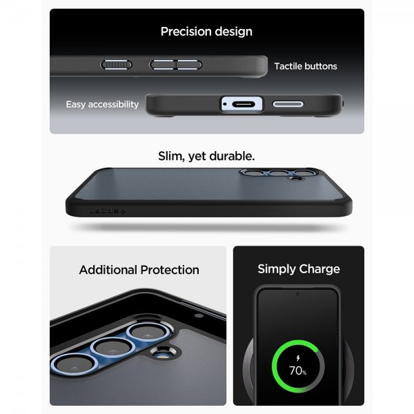 Spigen Samsung Galaxy S25 Cover Ultra Hybrid Frost Black