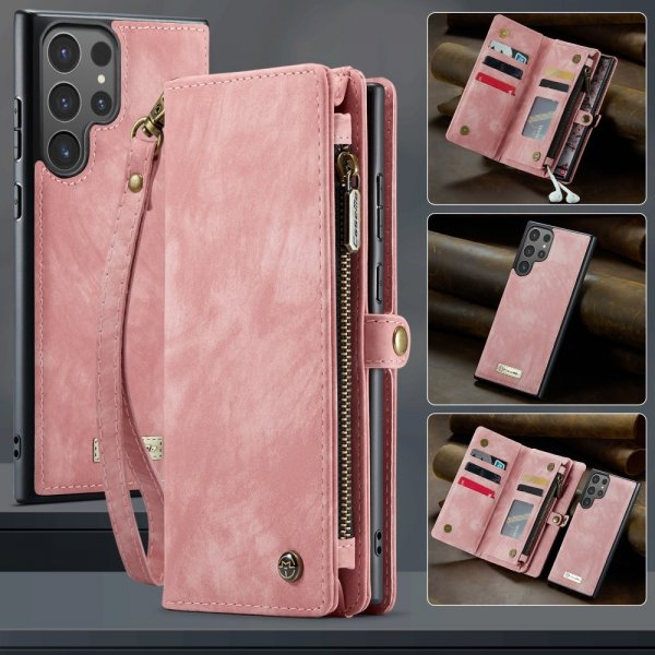 CaseMe Samsung Galaxy S25 Ultra Cover 008 Series Aftageligt Cover Rosa