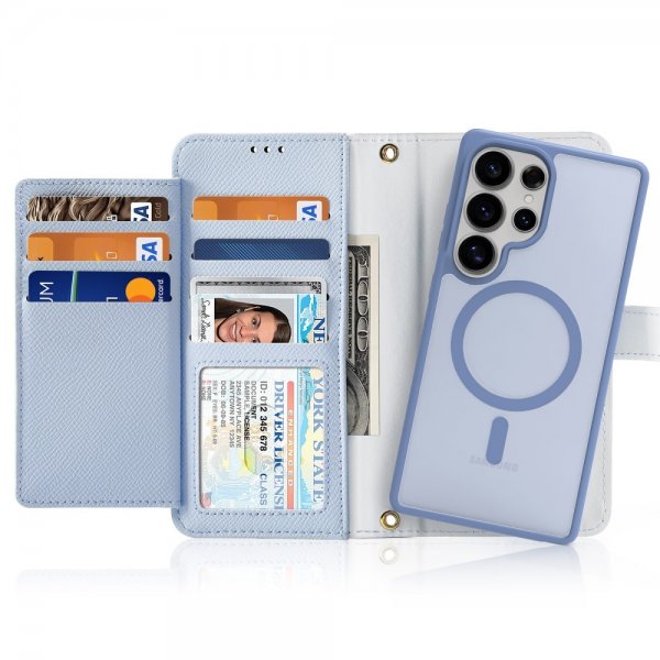 Dux Ducis Samsung Galaxy S25 Ultra Cover 2-i-1 Lawa Series MagSafe Blå