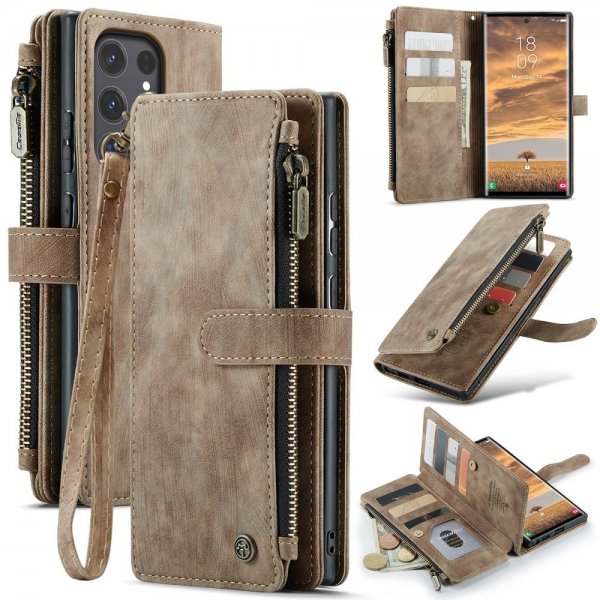 CaseMe Samsung Galaxy S25 Ultra Cover C30 Series Brun