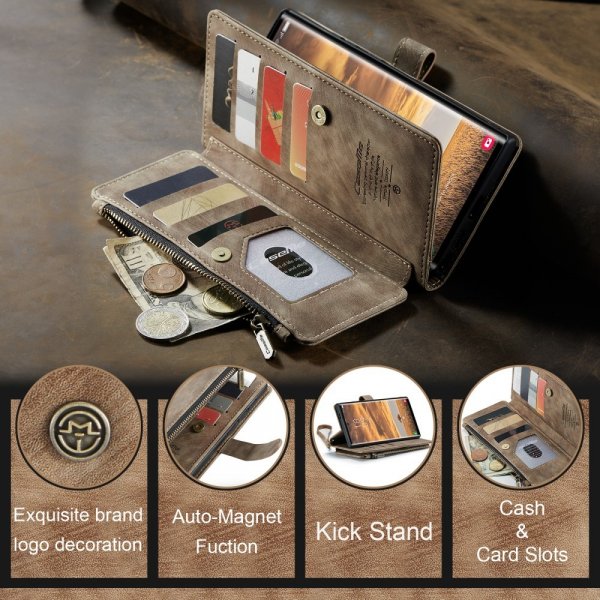 CaseMe Samsung Galaxy S25 Ultra Cover C30 Series Brun