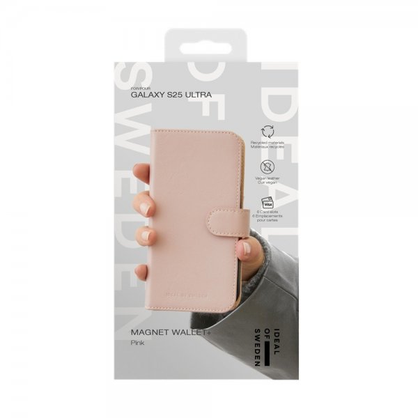 Ideal of Sweden Samsung Galaxy S25 Ultra Cover Magnet Wallet+ Rose