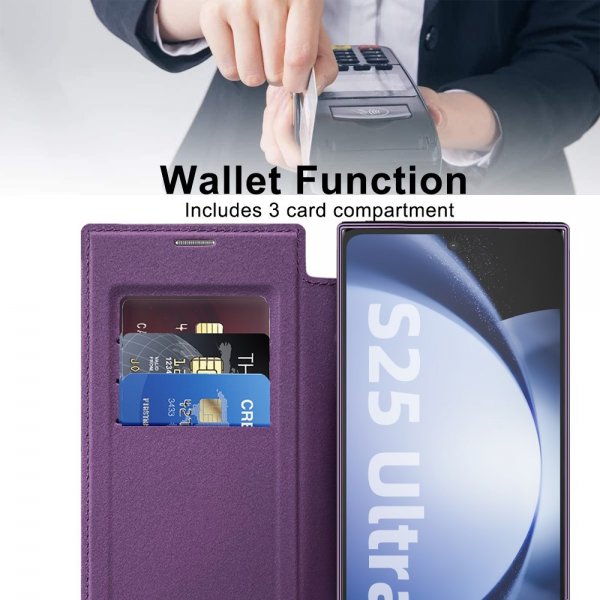 Samsung Galaxy S25 Ultra Cover MagSafe Lilla