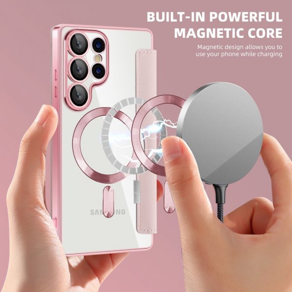 Samsung Galaxy S25 Ultra Cover MagSafe Rosa