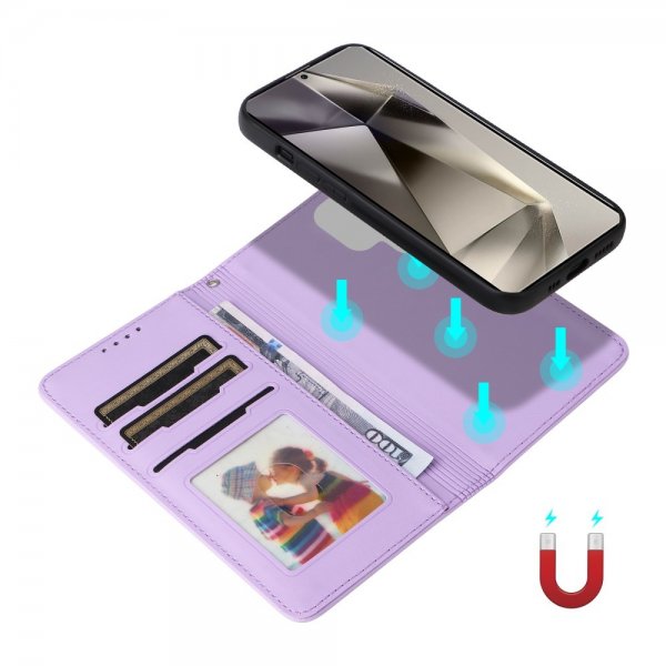 Betopnice Samsung Galaxy S25 Ultra Cover med Aftageligt Etui 005 Lilla