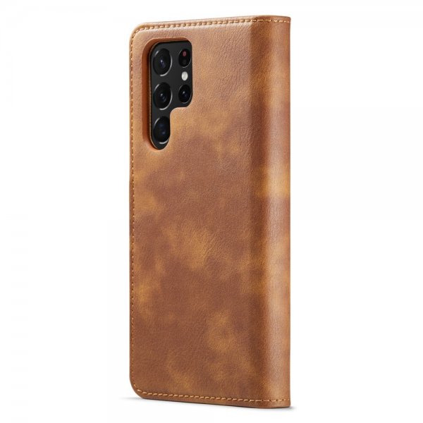 Dg.Ming Samsung Galaxy S25 Ultra Cover med Aftageligt Cover Brun