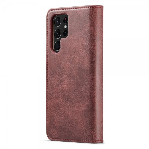 Dg.Ming Samsung Galaxy S25 Ultra Cover med Aftageligt Cover Rød
