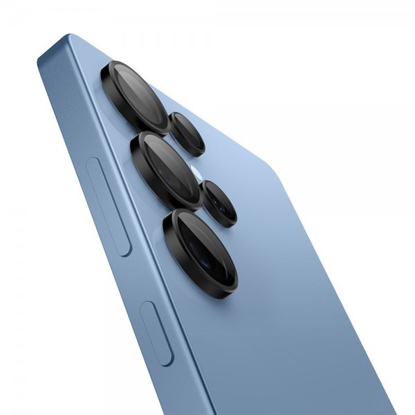 Spigen Samsung Galaxy S25 Ultra Kamerabeskyttelse GLAS.tR EZ Fit Optik Pro 2-pak Sort