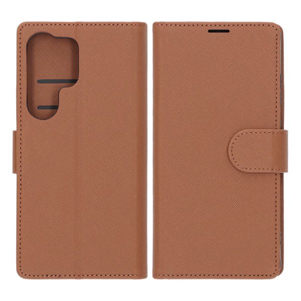 Samsung Galaxy S25 Ultra Cover 3 Kortlommer Brun