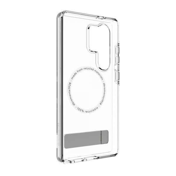dbramante1928 Samsung Galaxy S25 Ultra Cover Iceland Pro Qi2 Kickstand Transparent