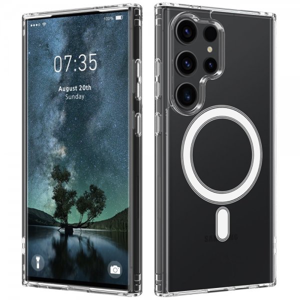 Samsung Galaxy S25 Ultra Cover MagSafe Transparent