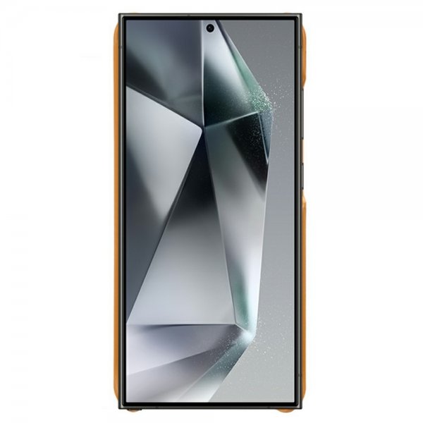 Samsung Galaxy S25 Ultra Cover med to Kortlommer Lysebrun