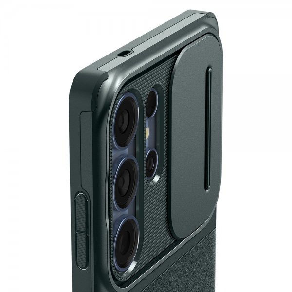 Spigen Samsung Galaxy S25 Ultra Cover Optik Armor Abyss Green