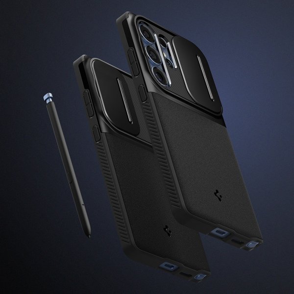Spigen Samsung Galaxy S25 Ultra Cover Optik Armor Sort