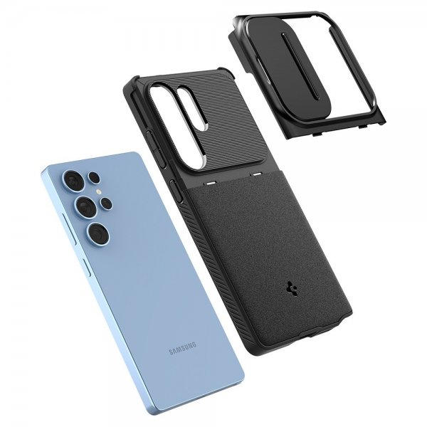 Spigen Samsung Galaxy S25 Ultra Cover Optik Armor Sort