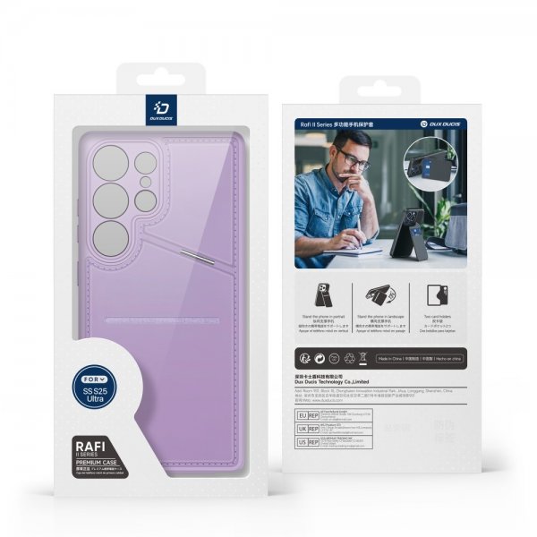 Dux Ducis Samsung Galaxy S25 Ultra Cover Rafi II Series MagSafe Lilla