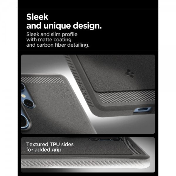 Spigen Samsung Galaxy S25 Ultra Cover Rugged Armor MagFit Marble Gray