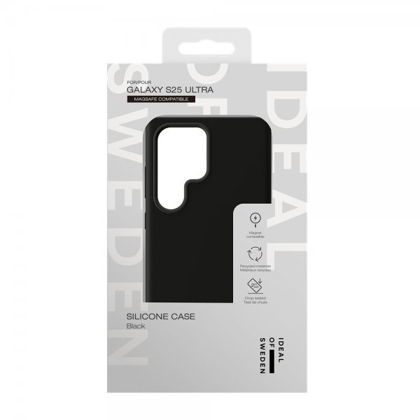 Ideal of Sweden Samsung Galaxy S25 Ultra Cover Silikone Etui MagSafe Sort