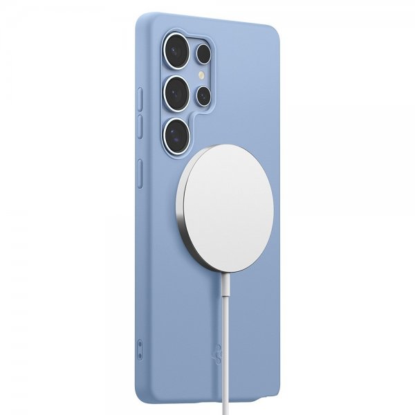 Spigen Samsung Galaxy S25 Ultra Cover Silicone Fit MagFit Sapphire Blue