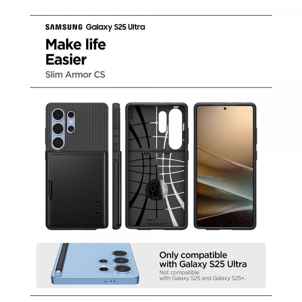 Spigen Samsung Galaxy S25 Ultra Cover Slim Armor CS Sort
