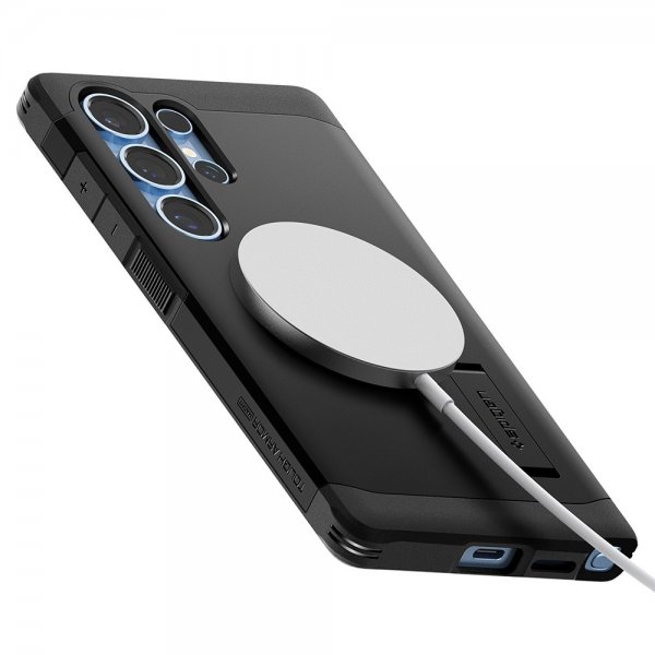 Spigen Samsung Galaxy S25 Ultra Cover Tough Armor MagFit Sort