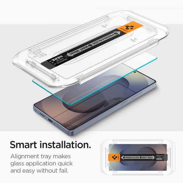 Spigen Samsung Galaxy S25 Ultra Skærmbeskyttelse GLAS.tR EZ Fit 2-pak