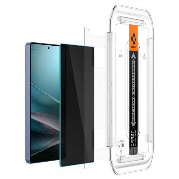 Spigen Samsung Galaxy S25 Ultra Skærmbeskyttelse GLAS.tR EZ Fit Privacy 2-pak
