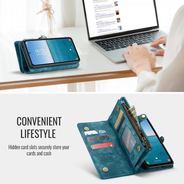 CaseMe Samsung Galaxy S26 Etui 008 Series Aftageligt Cover Blå